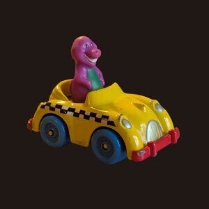 10/$25 Vintage 1993 Barney the Dinosaur Die-Cast Taxi Toy Car